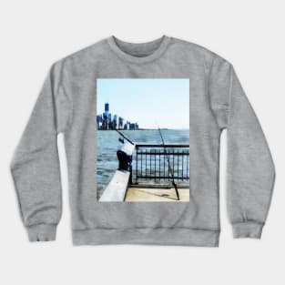 Two Fishing Poles Crewneck Sweatshirt